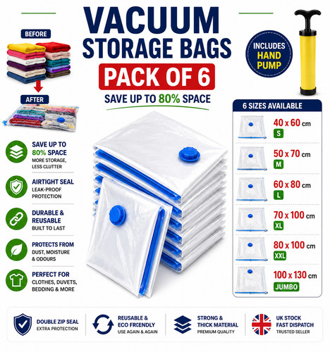 Vacuum storage bags space - x,