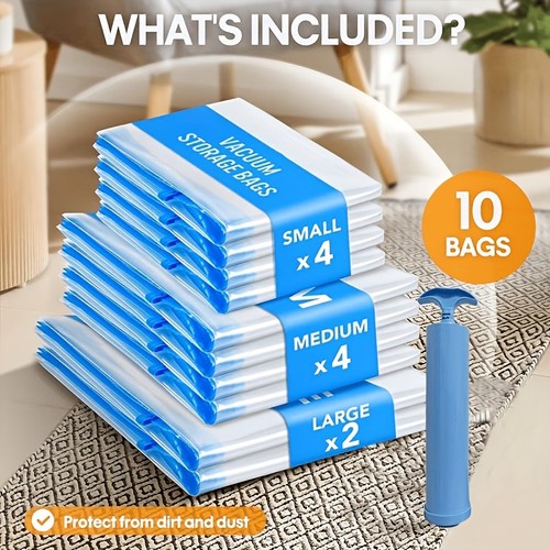 10x vacuum storage bags - 10x,