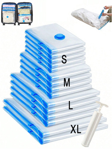 Vacuum storage bags with pump - vacuum,