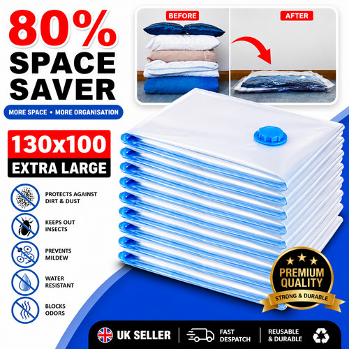 Large space saving vacuum - x,