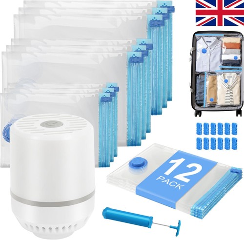 12pcs vacuum storage bags with - storage,