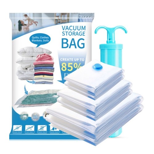 Vaccume storage bags space